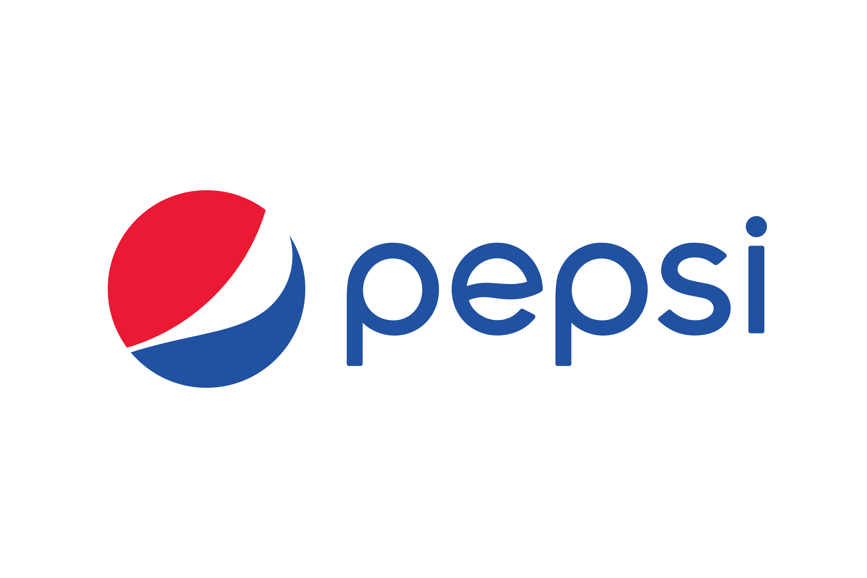 The Pepsi logo with red, white, and blue globe and blue text.