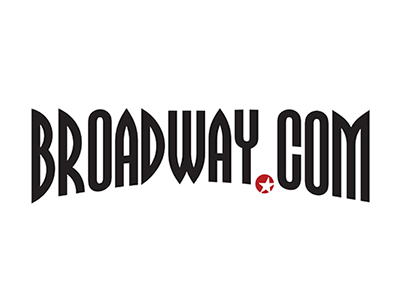 Broadway.com logo with stylized black text and a red star.